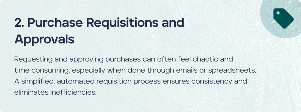 Purchase requisition