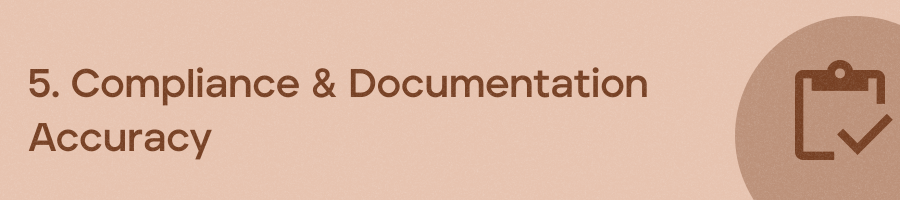Compliance & Documentation Accuracy