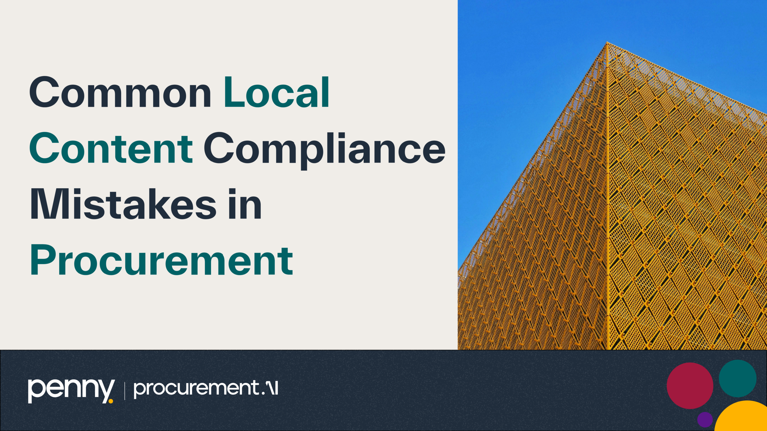 Common Local Content Compliance Mistakes in Procurement
