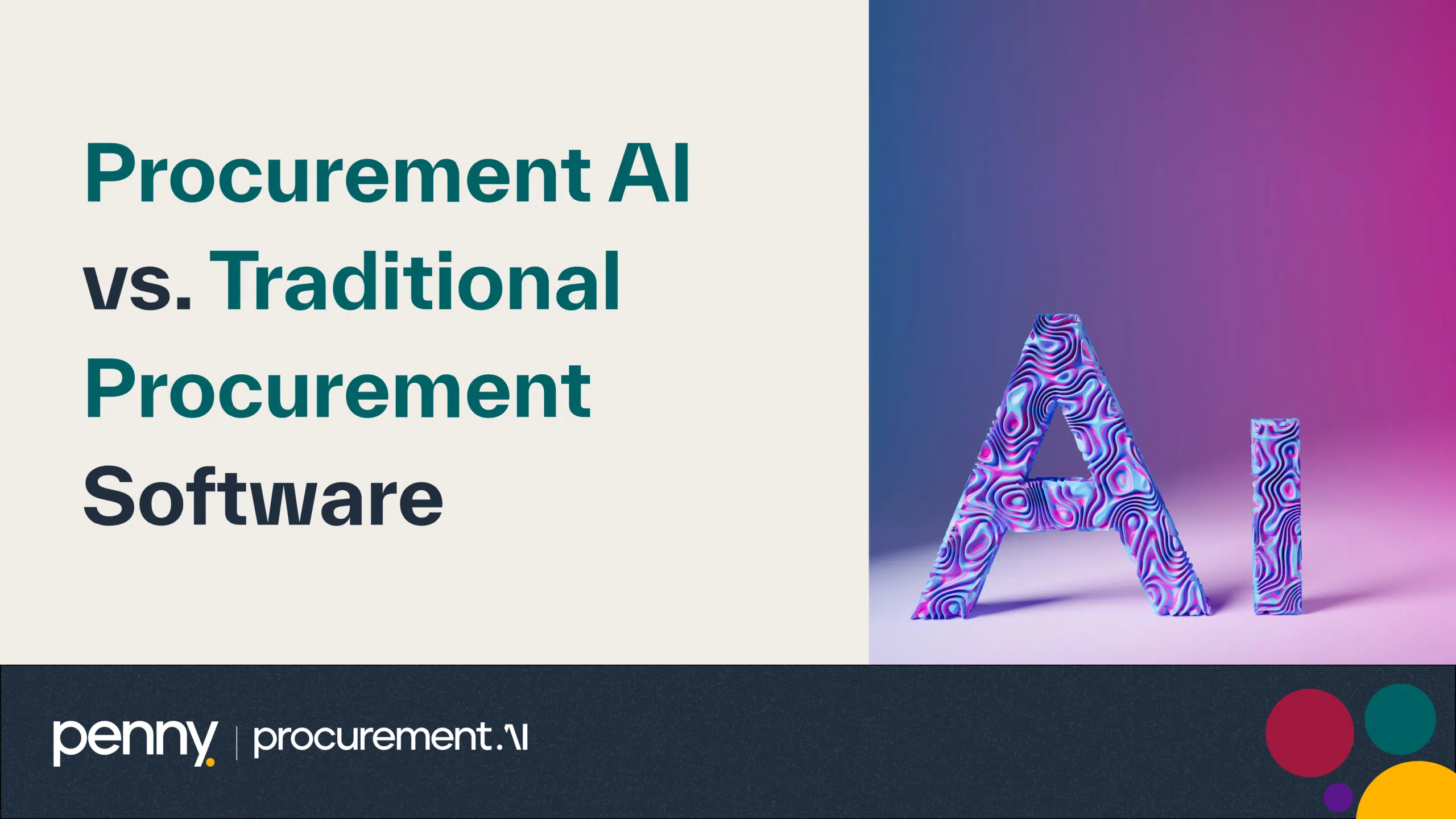 Procurement AI vs. Traditional Procurement Software